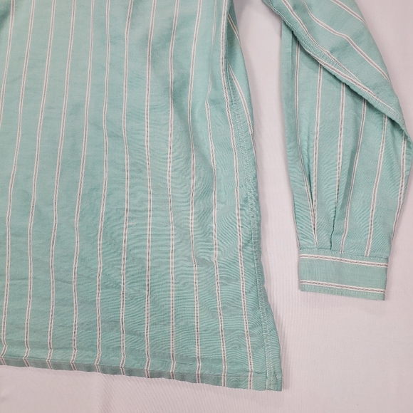 Burberrys of London Men's Verticle Stripe Button Up Shirt SZ 42 Made in France - Picture 13 of 16
